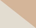 Flanelle bicolore Orge / Porcelaine