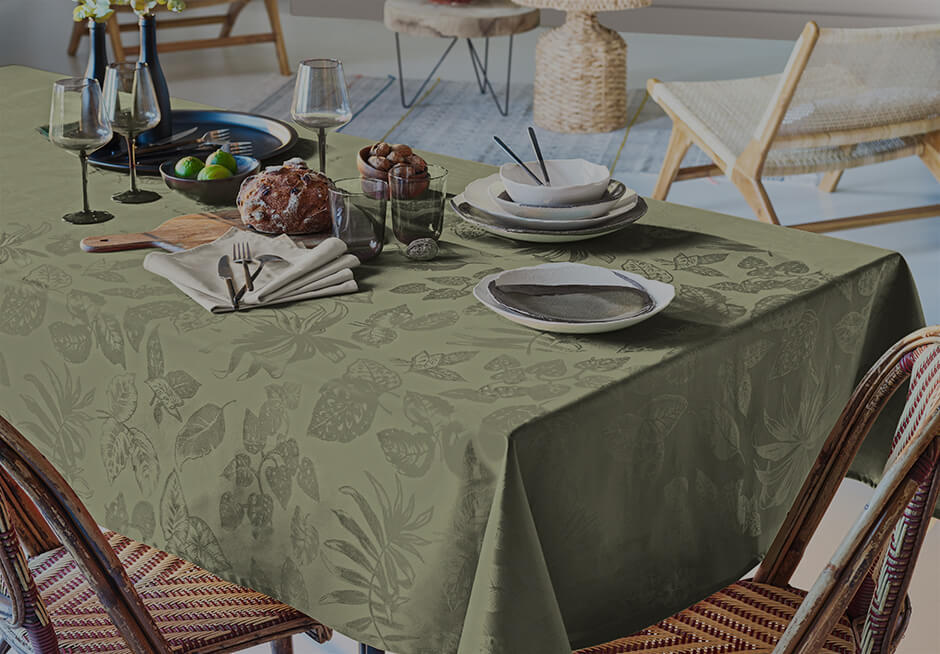 Serviette de table au style nature Champêtre floral REF/7926