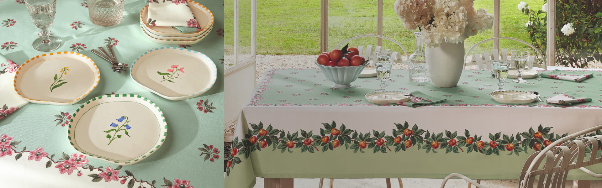 Tables de réception