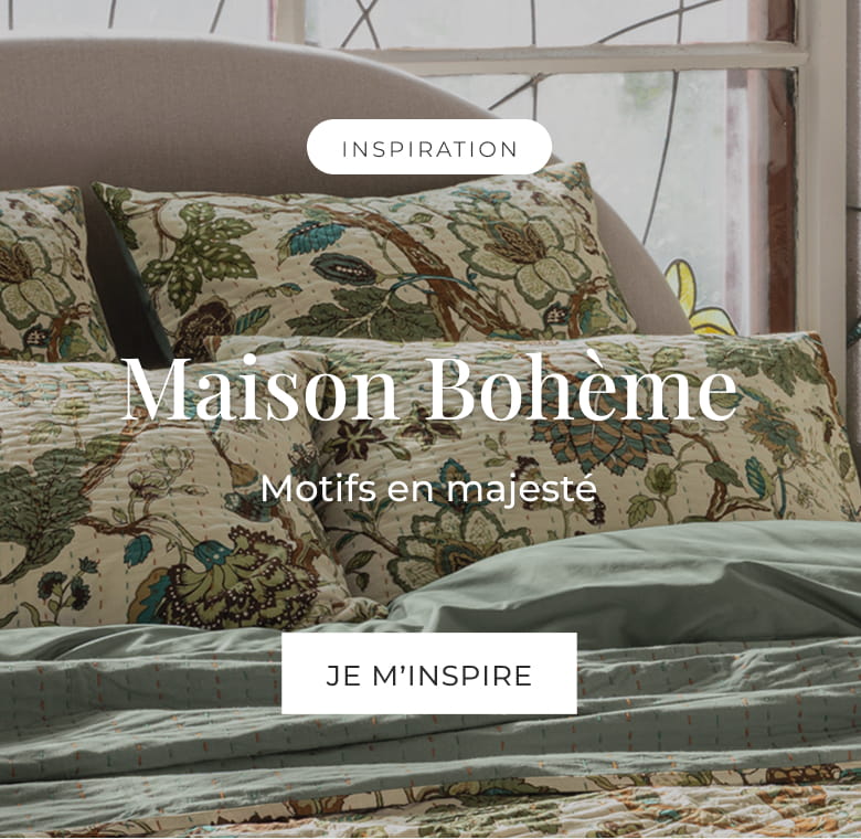 Linge de maison inspiration maison bohème - Linvosges