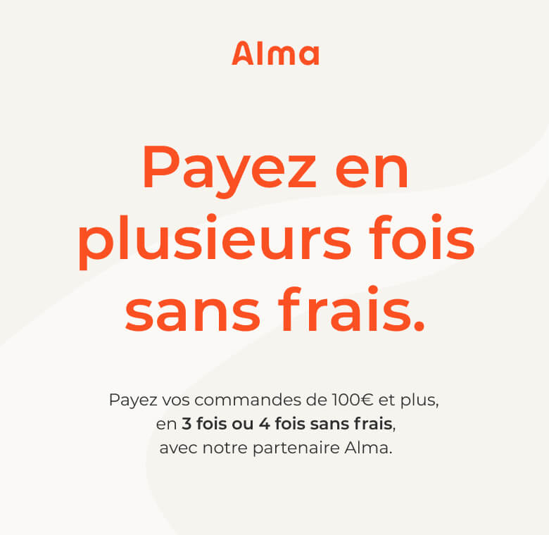 Payez en plusieurs fois sans frais avec Alma