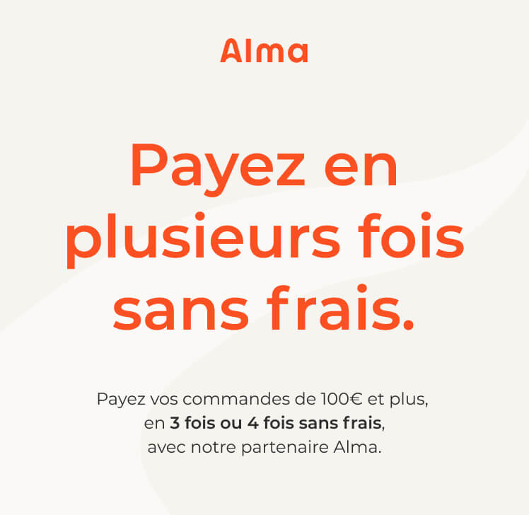 Payez en plusieurs fois sans frais avec Alma