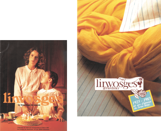 1982 : la Société Nouvelle Linvosges reprend en totalité les activités de Linvosges