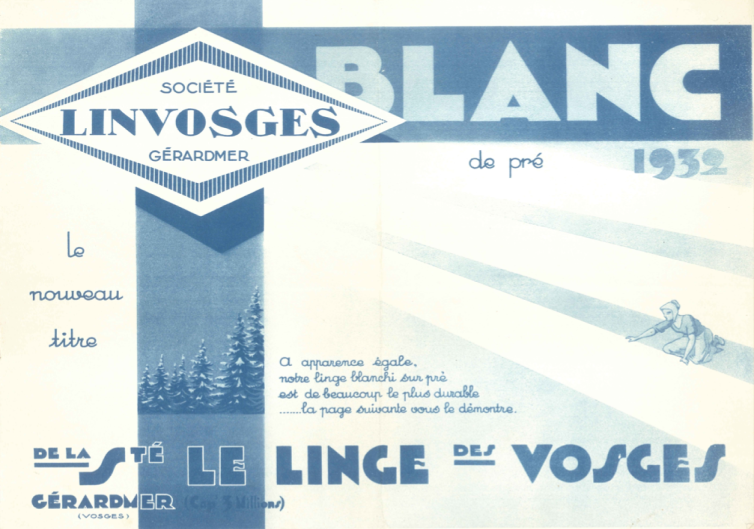 Da viele konkurrierende Firmen den ungeschützten Namen „Le Linge des Vosges“ in ihren eigenen Werbungen kopieren, wird der Unternehmensname Linvosges gewählt.