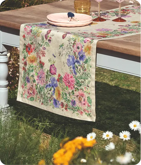 Chemin de table Floraison - Linvosges