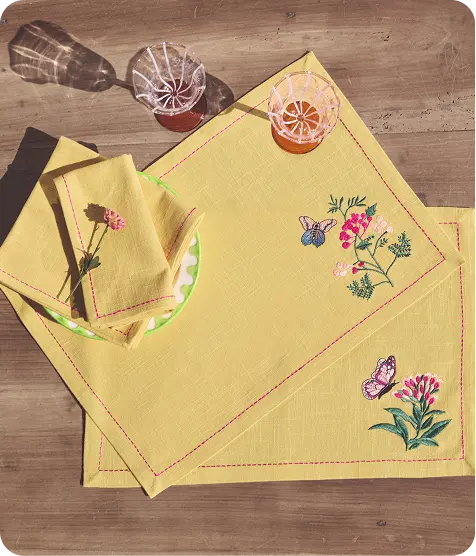 Lot de 2 sets de table Floraison - Linvosges