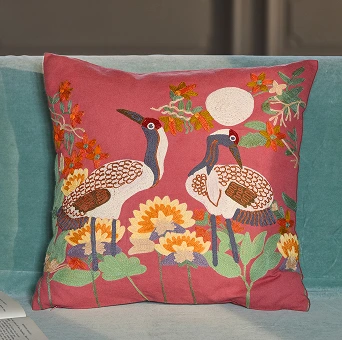Coussin brodé Interpretation - Linvosges