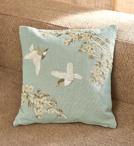Coussin brodé Sérénité d'ailleurs - Linvosges