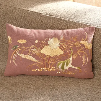 Coussin brodé Sérénité d'ailleurs - Linvosges