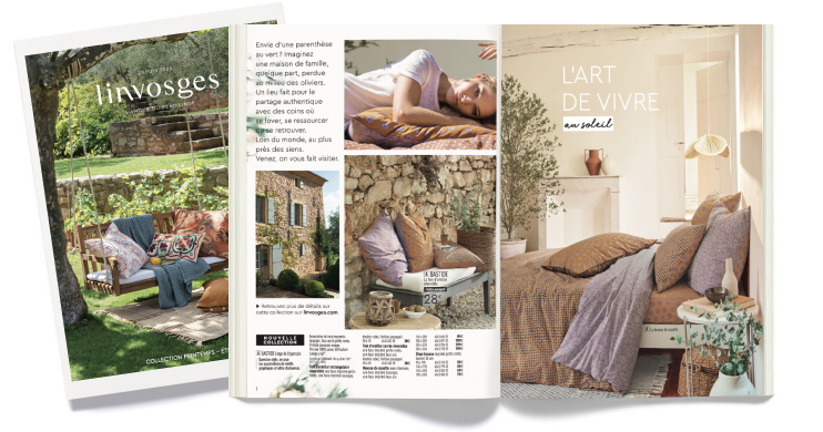 Linvosges : découvrez le catalogue Printemps-Eté interactif !