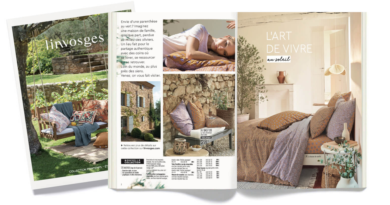 Linvosges : découvrez le catalogue Printemps-Eté interactif !