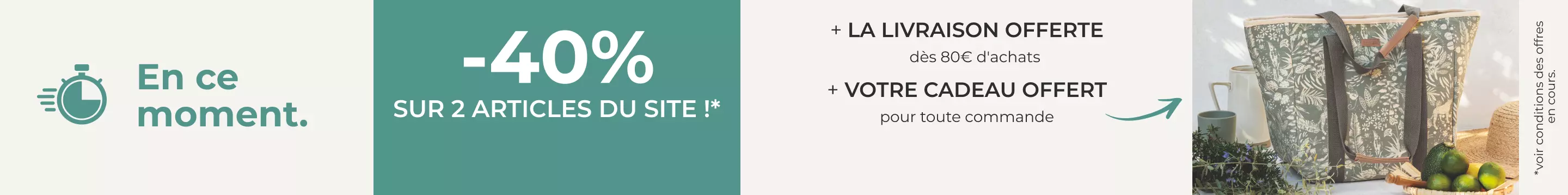 Linvosges : -40% sur 2 articles du site avec le code MAMAN40