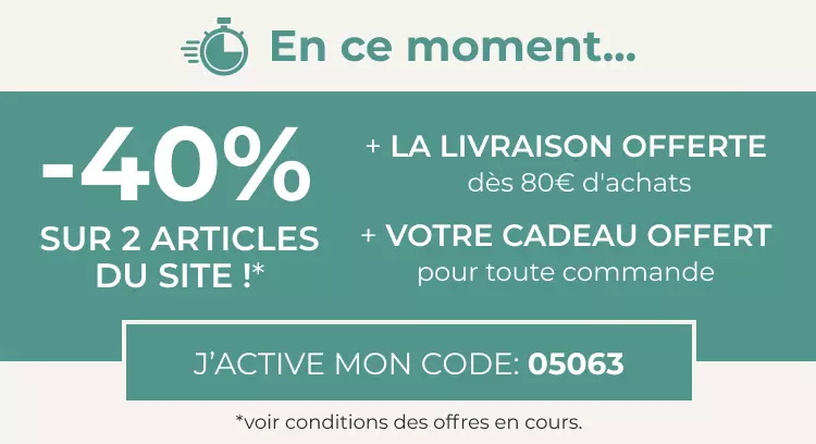Linvosges : -40% sur 2 articles du site avec le code 05063