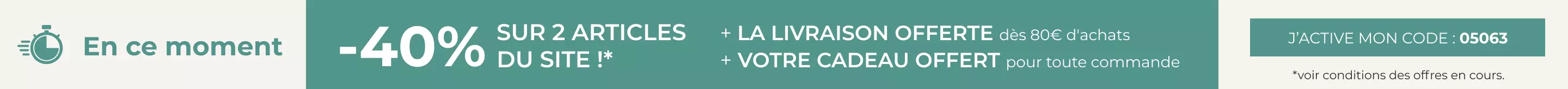 Linvosges : -40% sur 2 articles du site avec le code MAMAN40