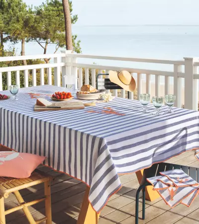 Linvosges : la sélection de linge de maison ambiance bord de mer !