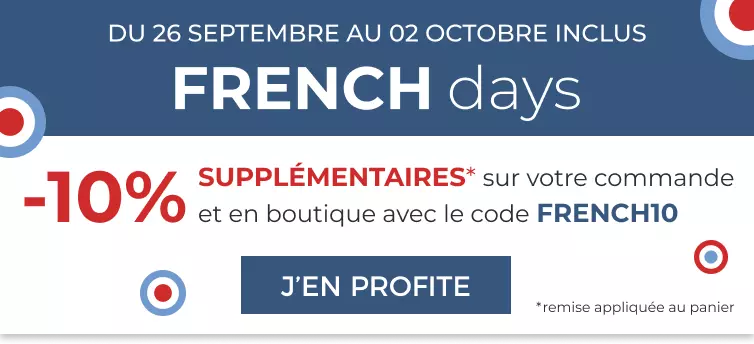 French Days Linvosges : -10% supplémentaires sur votre commande et -40% sur 2 articles du site