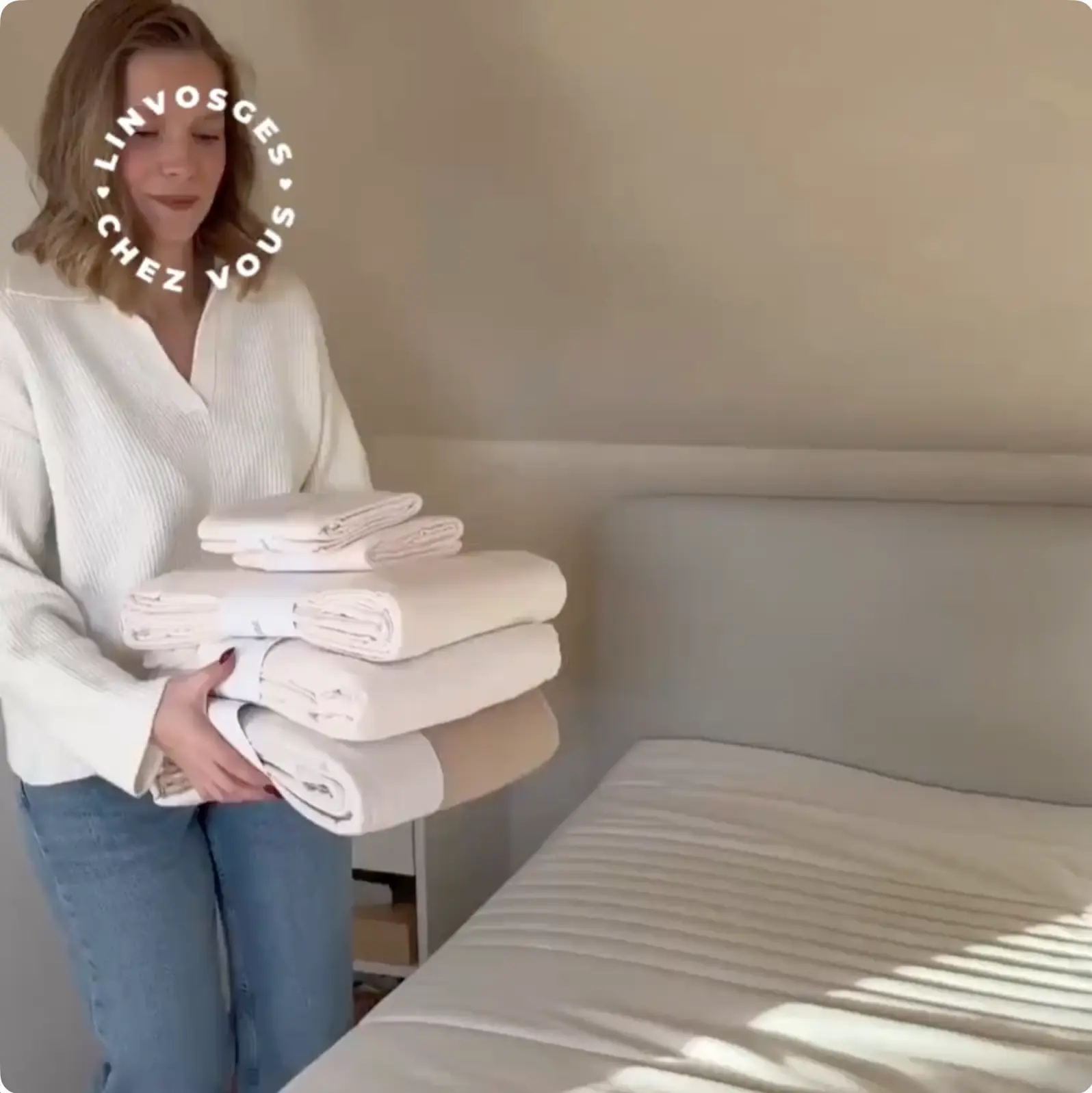 Housse de couette Candice toutes dimensions Flanelle de Coton - Candice Neige