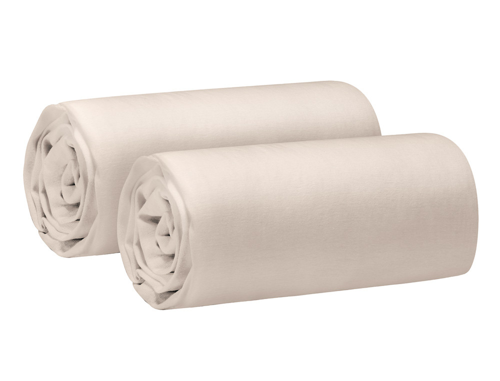 Pack Spannbettlaken Renforcé Baumwolle Linvosges