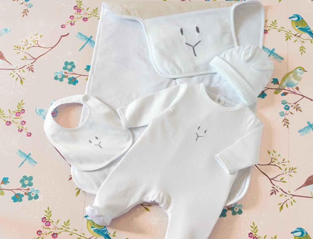 Zweiteiler, Baby-Set, Schlafsack Kleiner Hase