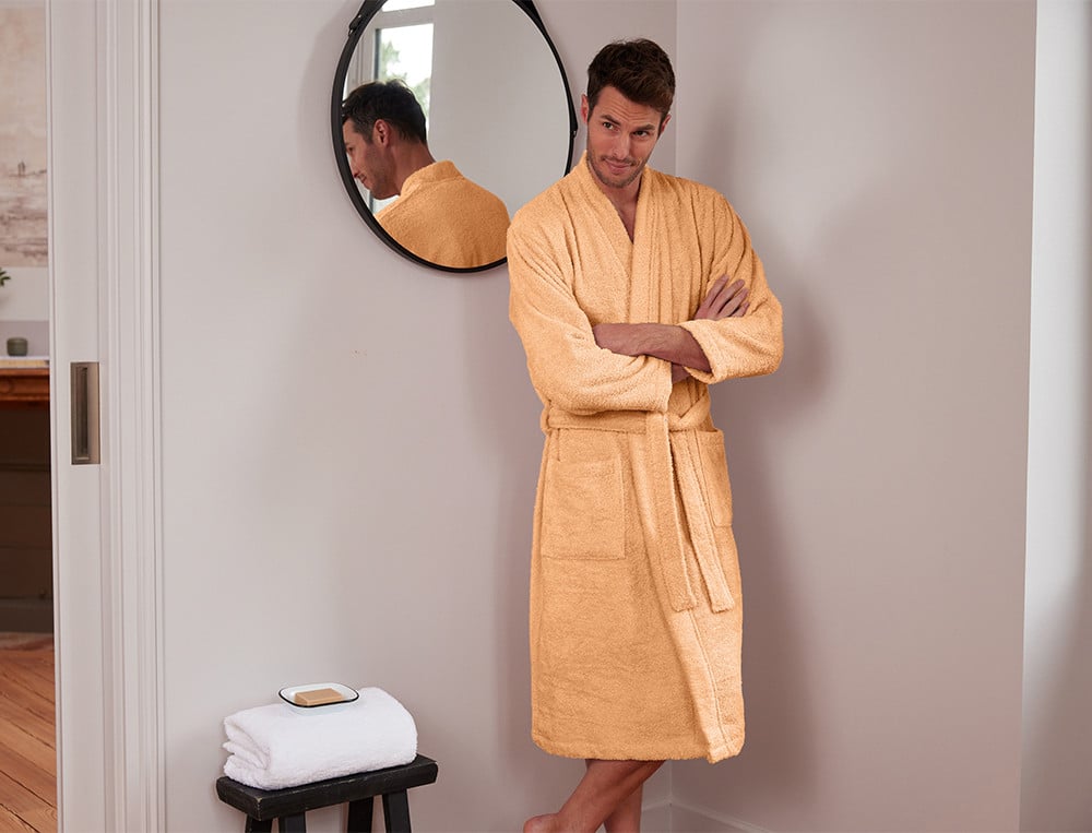 Bademantel für Männer Morgenstimmung