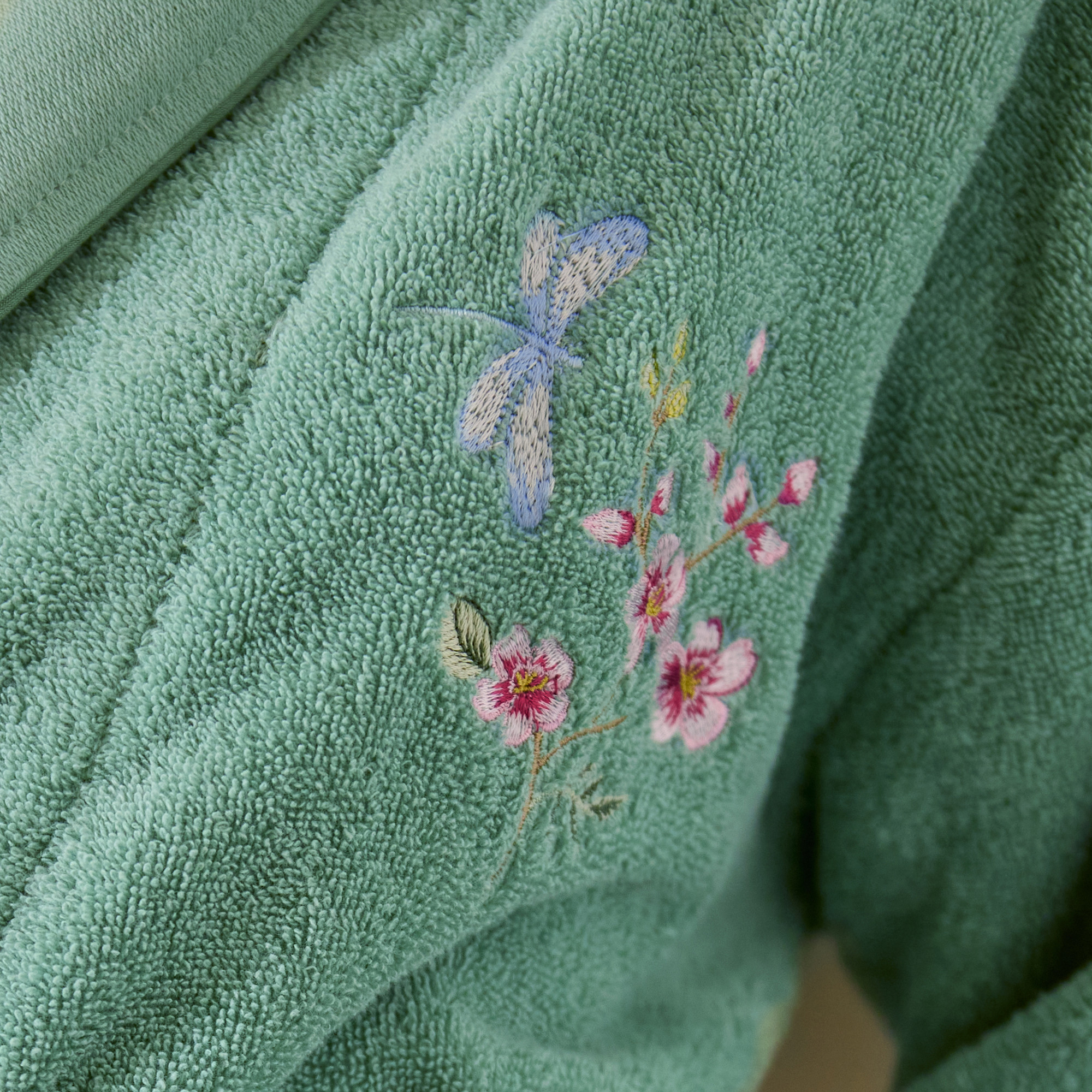 Bademantel Sakura Glanz 100% Baumwolle