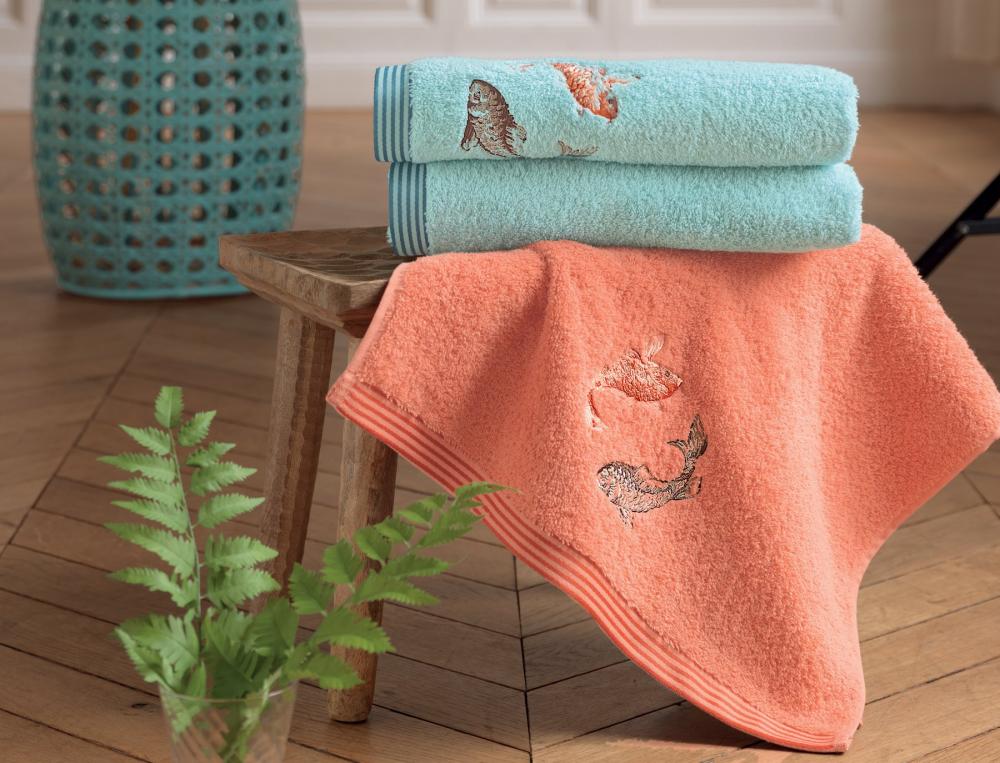 Frotteeware mit Stickerei Japanischer Sommer