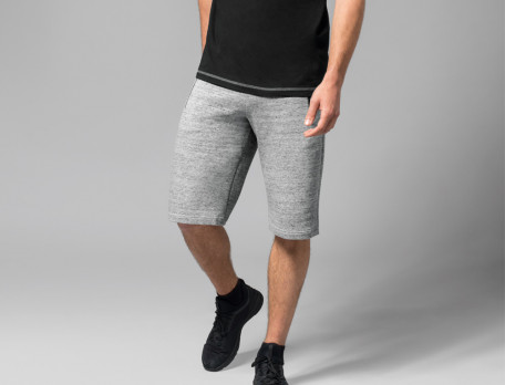 Bermuda molleton chiné gris Au vestiaire