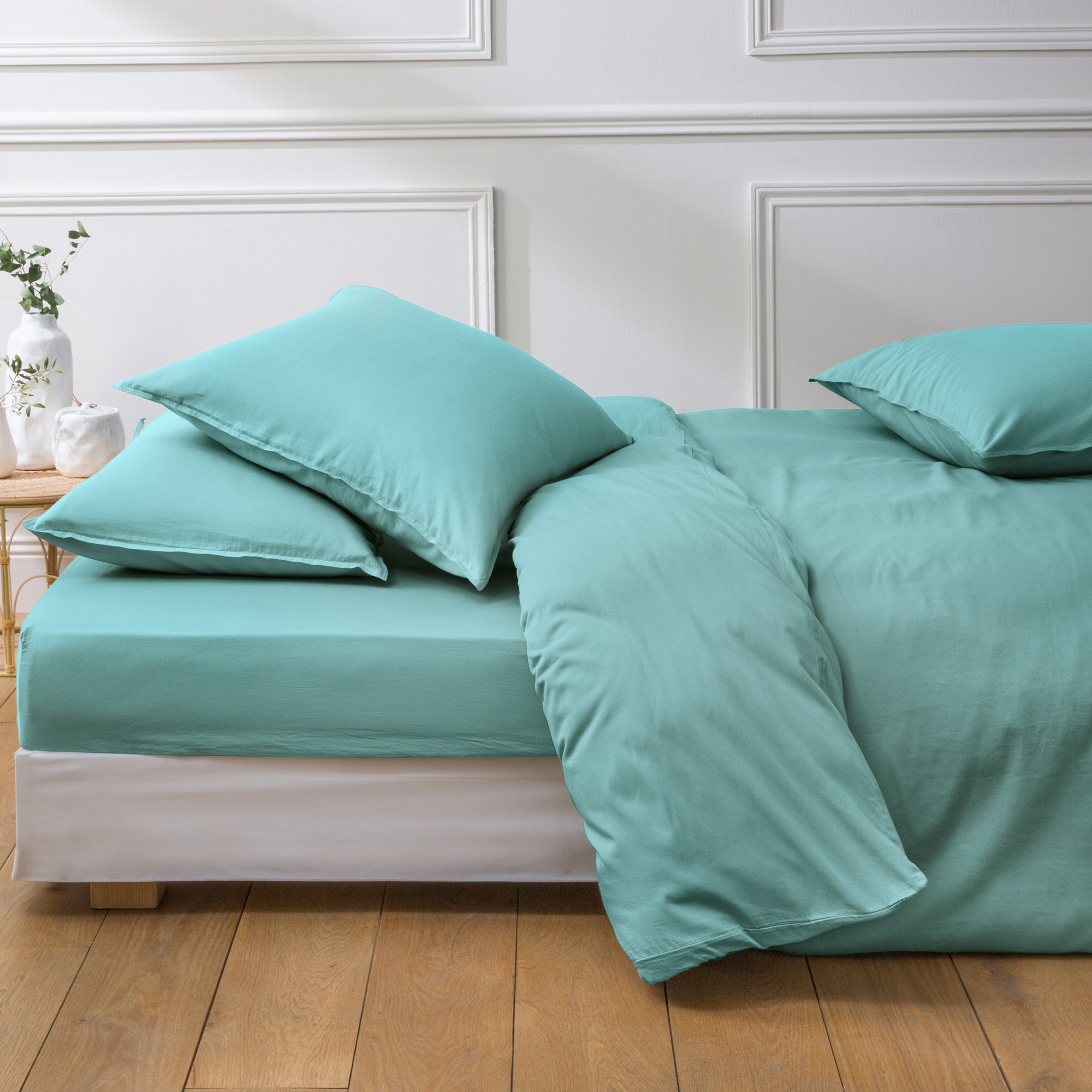 Bettbezug Gewaschener Satin