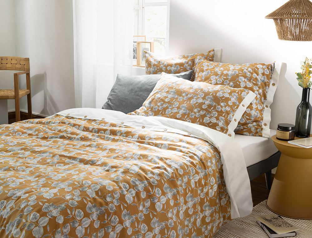 Flanell-Bettbezug bedruckt Goldener Morgen