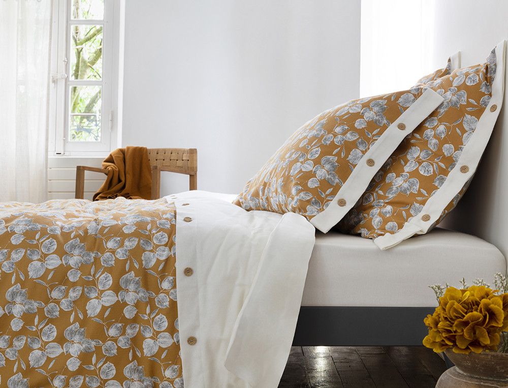 Flanell-Bettbezug bedruckt Goldener Morgen