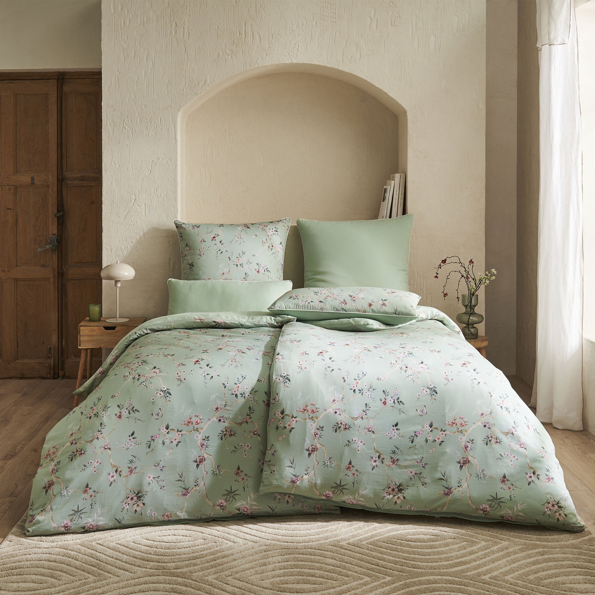 Bettbezug Sakura Glanz  100% Baumwolle