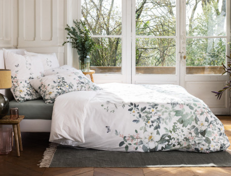 Bettwäsche Blumenmotiv Pflanzenkunde