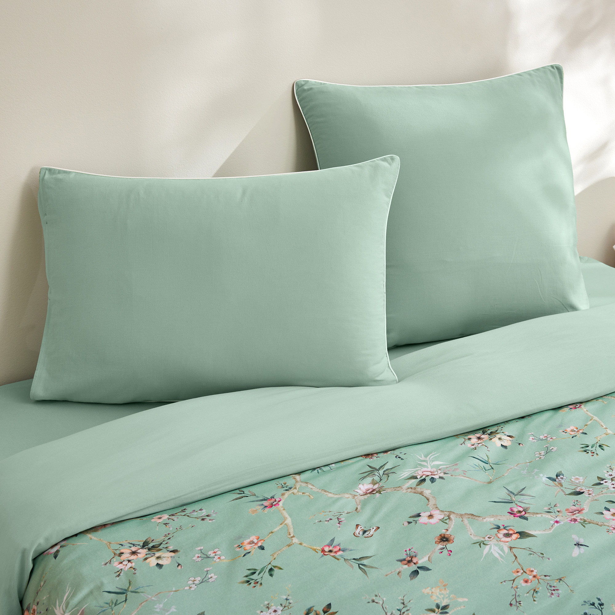 Bettwäsche  Sakura Glanz  100 % Baumwolle, Satin, 118 Fäden/cm²