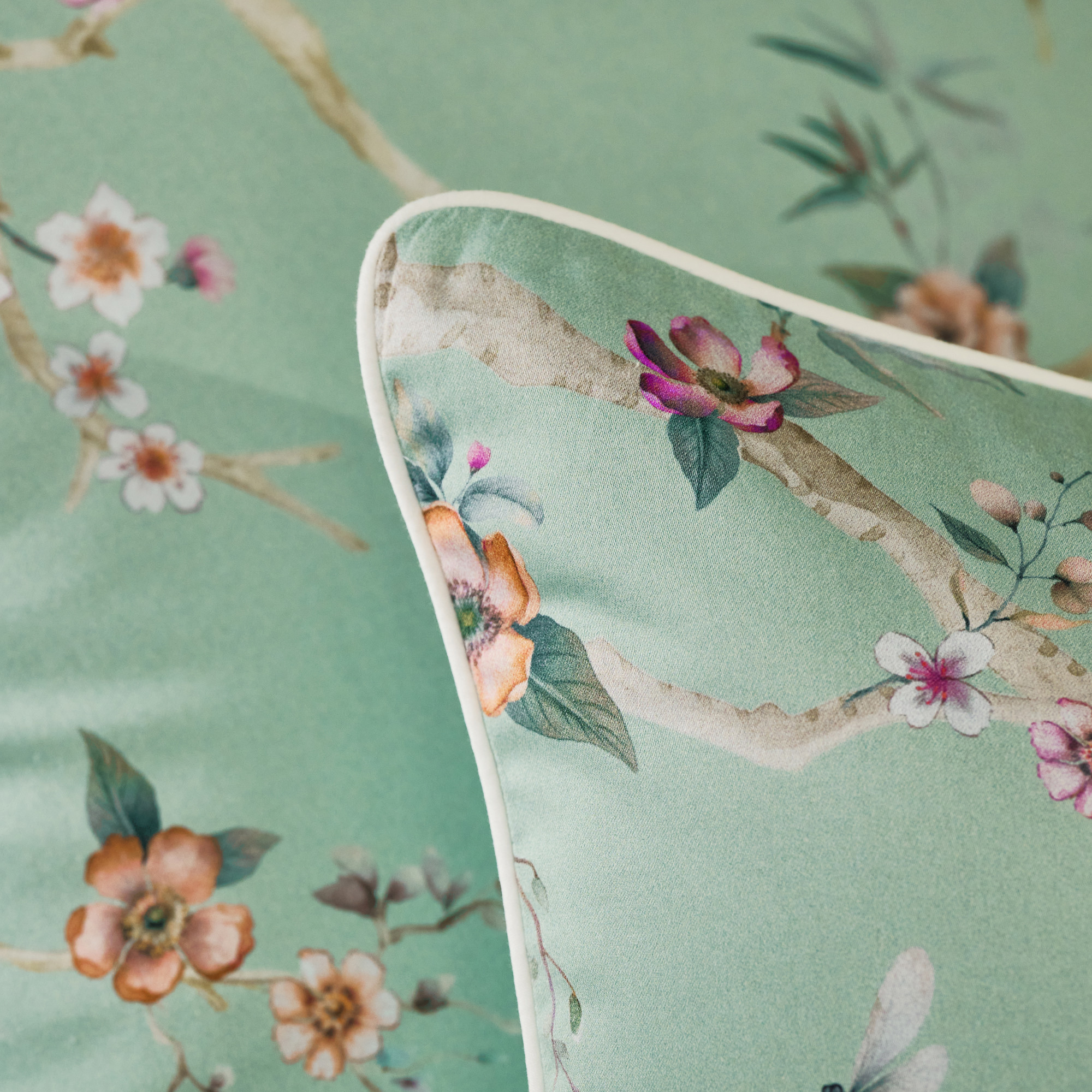 Bettwäsche-Set 2tlg Sakura Glanz  100% Baumwolle
