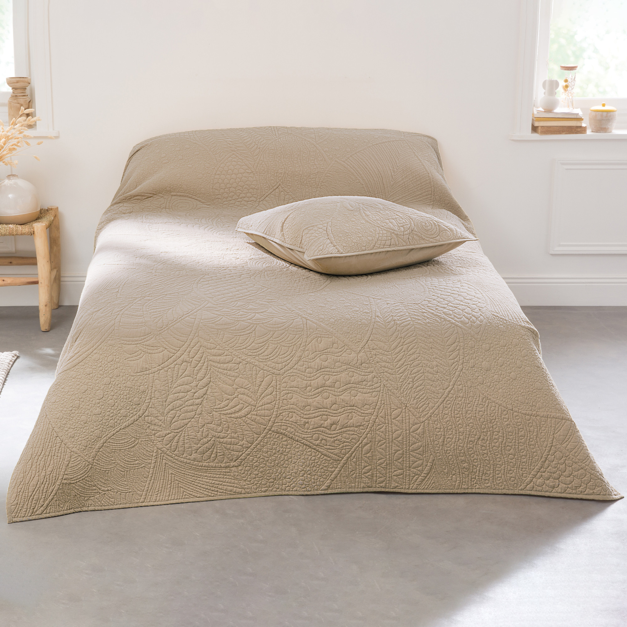 Boutis 100% coton motif placé Lugano