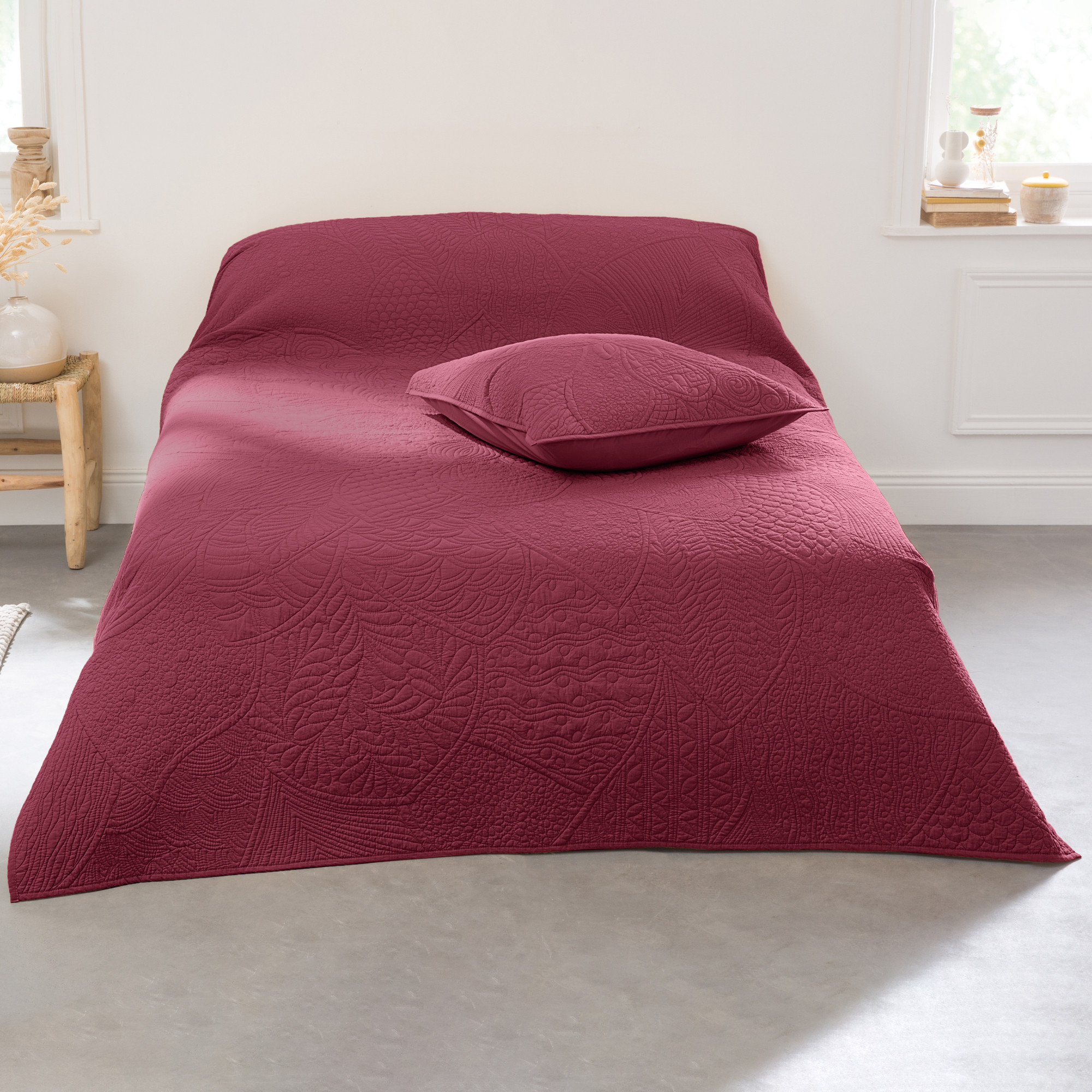 Boutis 100% coton motif placé Lugano