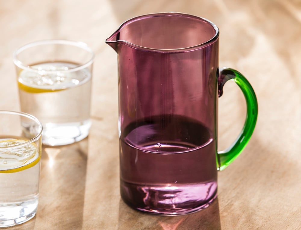 Carafe en verre Bonne humeur