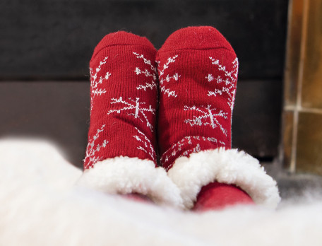 Pyjama d'hiver en flanelle pour enfants Lutins de Noël