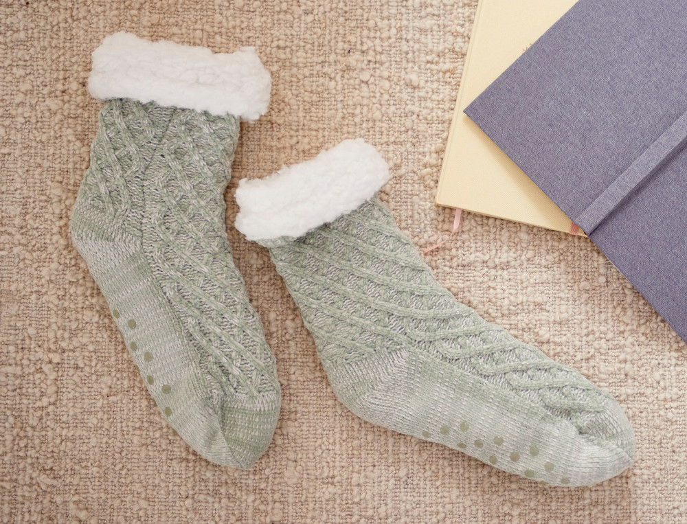 Chaussons chaussettes hotsell femme