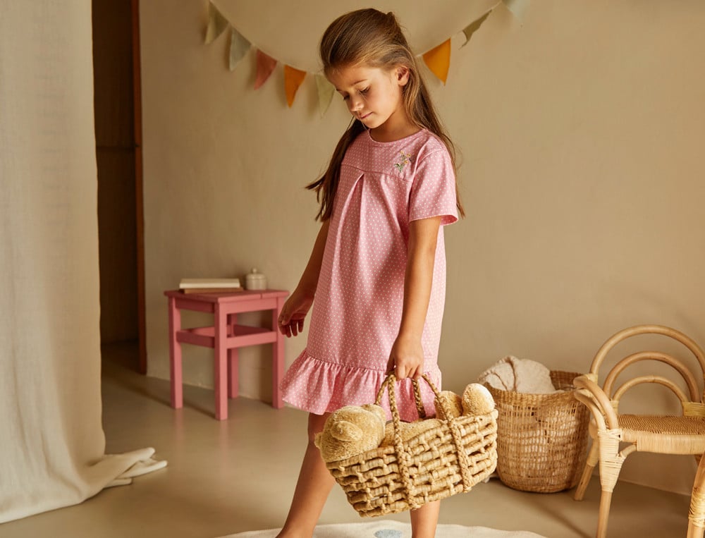 Chemise de nuit enfant Ronde bucolique