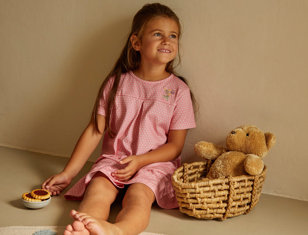 Chemise de nuit enfant Ronde bucolique