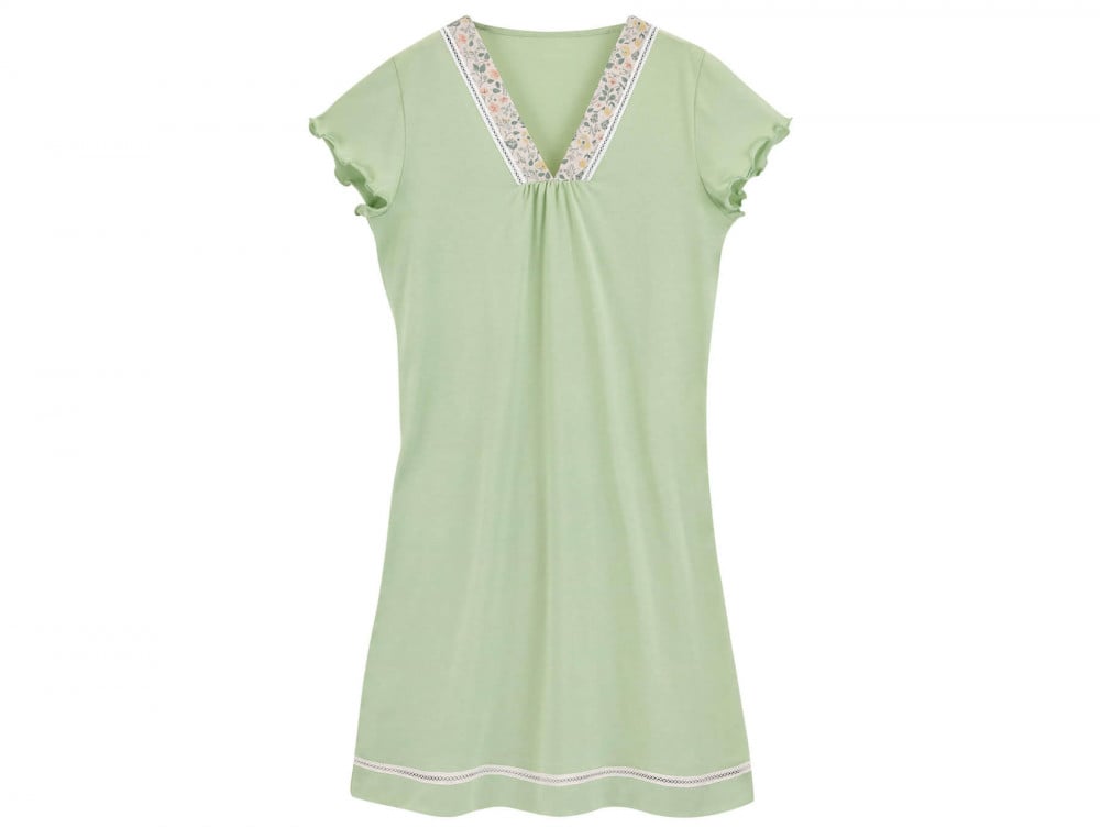 Chemise de nuit unie Villa mimosa