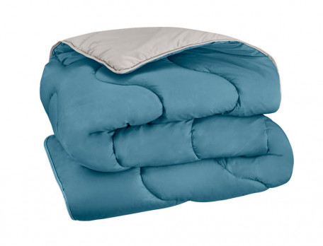 Couette bicolore été 200g/m2 et hiver 400g/m2