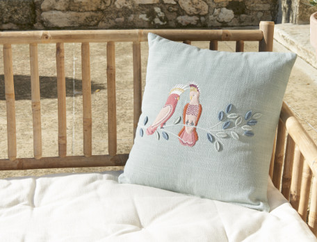 Coussin brodé Dolce vita