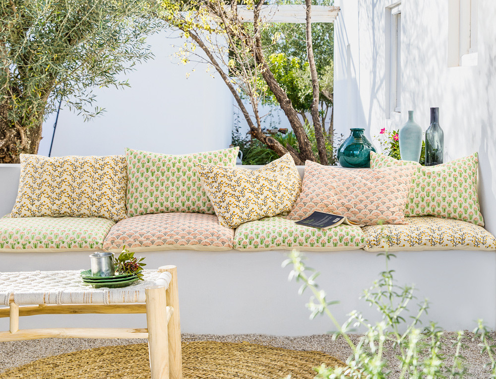 Coussin de banquette Sous la véranda Linvosges
