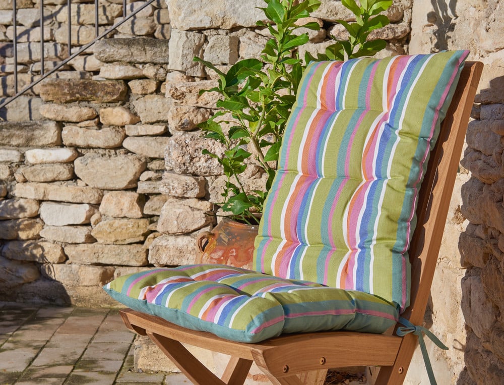 Coussin pour chaise de jardin Farniente Rayures tissé-teint