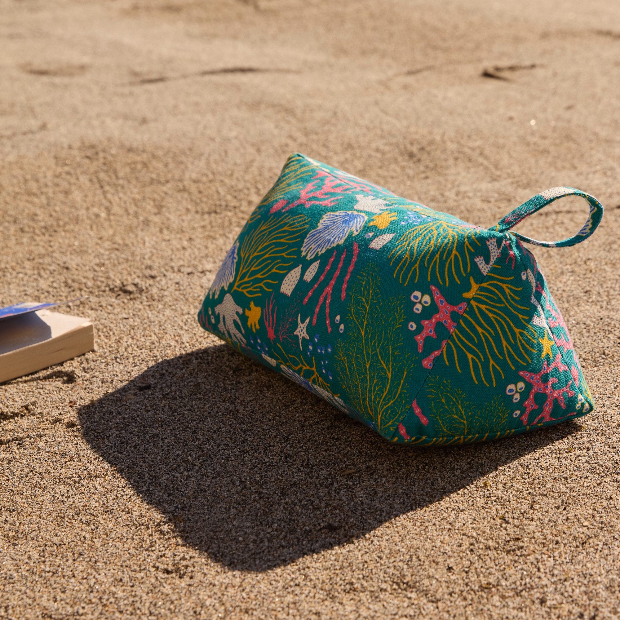 Coussin de lecture - Coloris Beige - 30x15cm - Vue mer Linvosges