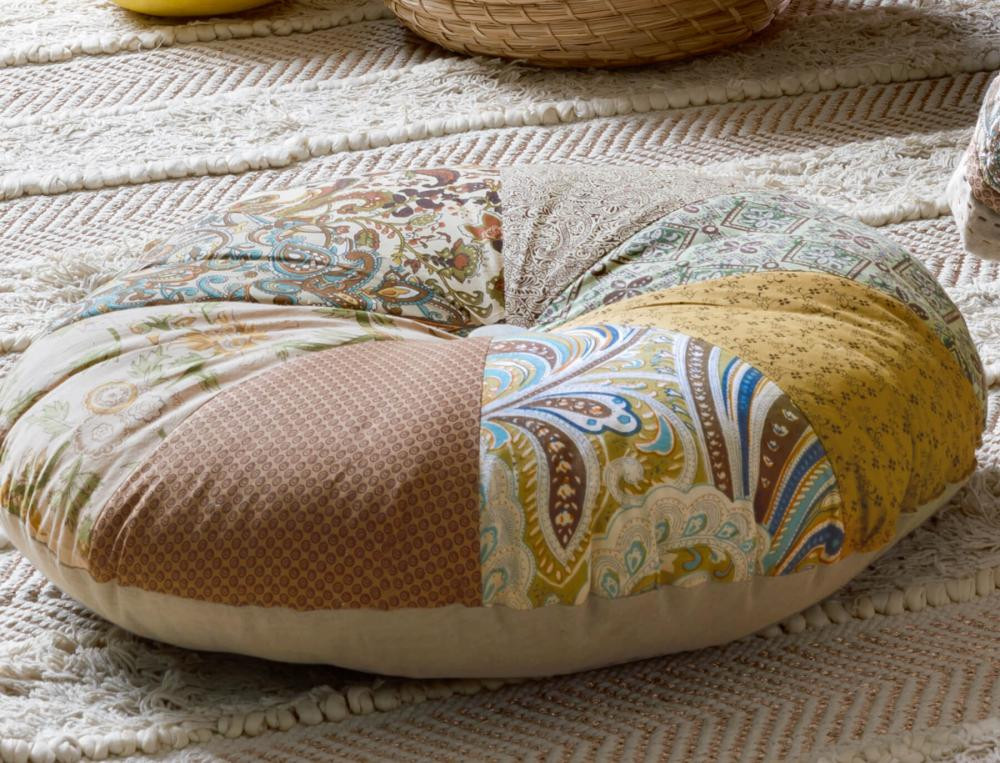 Coussins carrés et rond Pendjab