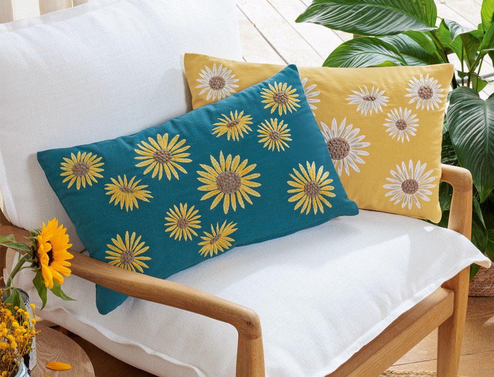Coussin Vers le soleil