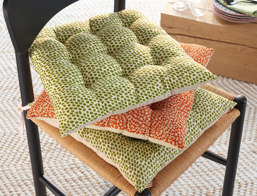 Coussin de chaise, galette de chaise Le Lodge  Linvosges